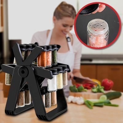 Περιστρεφόμενος διοργανωτής με 18 βαζάκια για μπαχαρικά | FERRISPICE