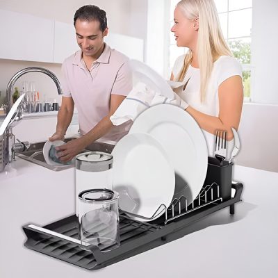 Επεκτάσιμη σχάρα στεγνώματος πιάτων | PLATERACK