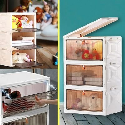 Κουτιά αποθήκευσης με καπάκια και τροχούς | ORGABOX